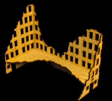 Ruined City Building - 28MMDF003