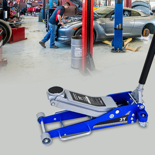 Hydraulic Trolley Floor Jack With Extra Saddle