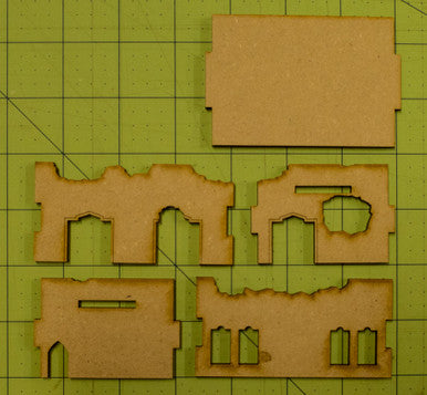 Middle East One Story Building (MDF) - 15MMDF014-D