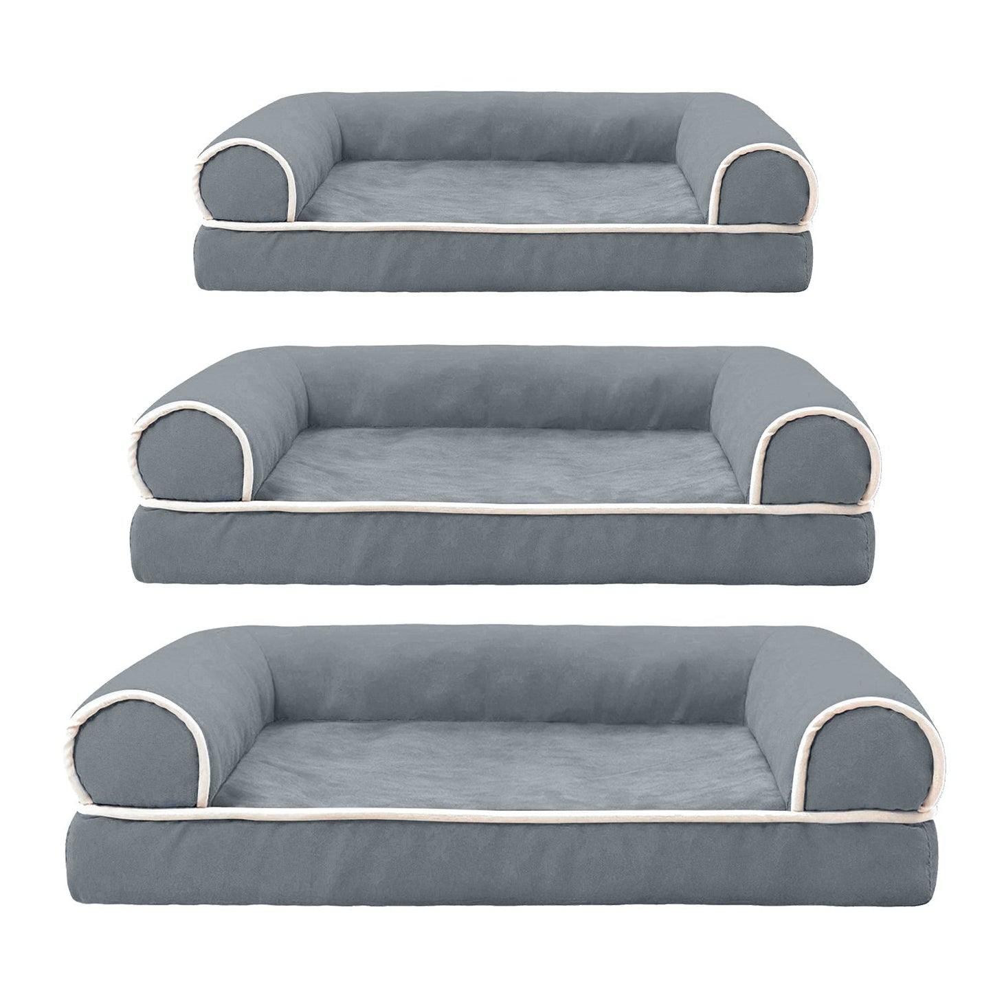 Dog Bed Pet Bed Sofa Dog Couch Pet Cushion Carpet Mattress with Washable and Removable Cover for Medium Large Dogs