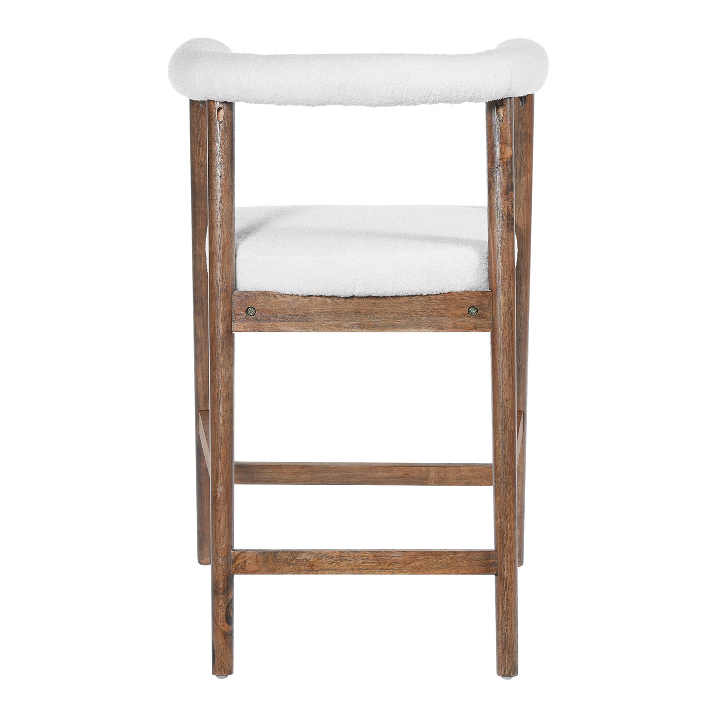 24.5'' Seat Height Bar Stools with Back, Set of 2