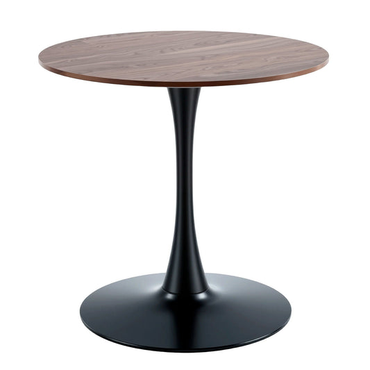 Mid-Century Tulip Table With Round Top and Pedestal Base