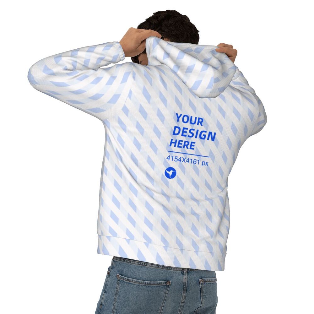 CREATE YOUR OWN Men's Hooded Pocket Sweatshirt