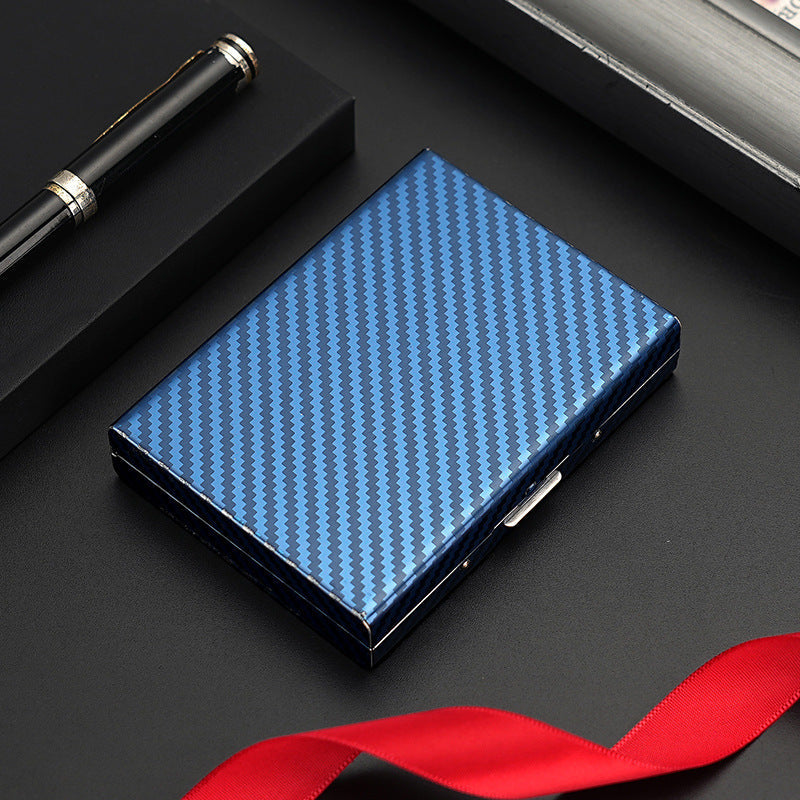 6-Slot Multi-Function Stainless Steel Large-Capacity Metal Card Holder