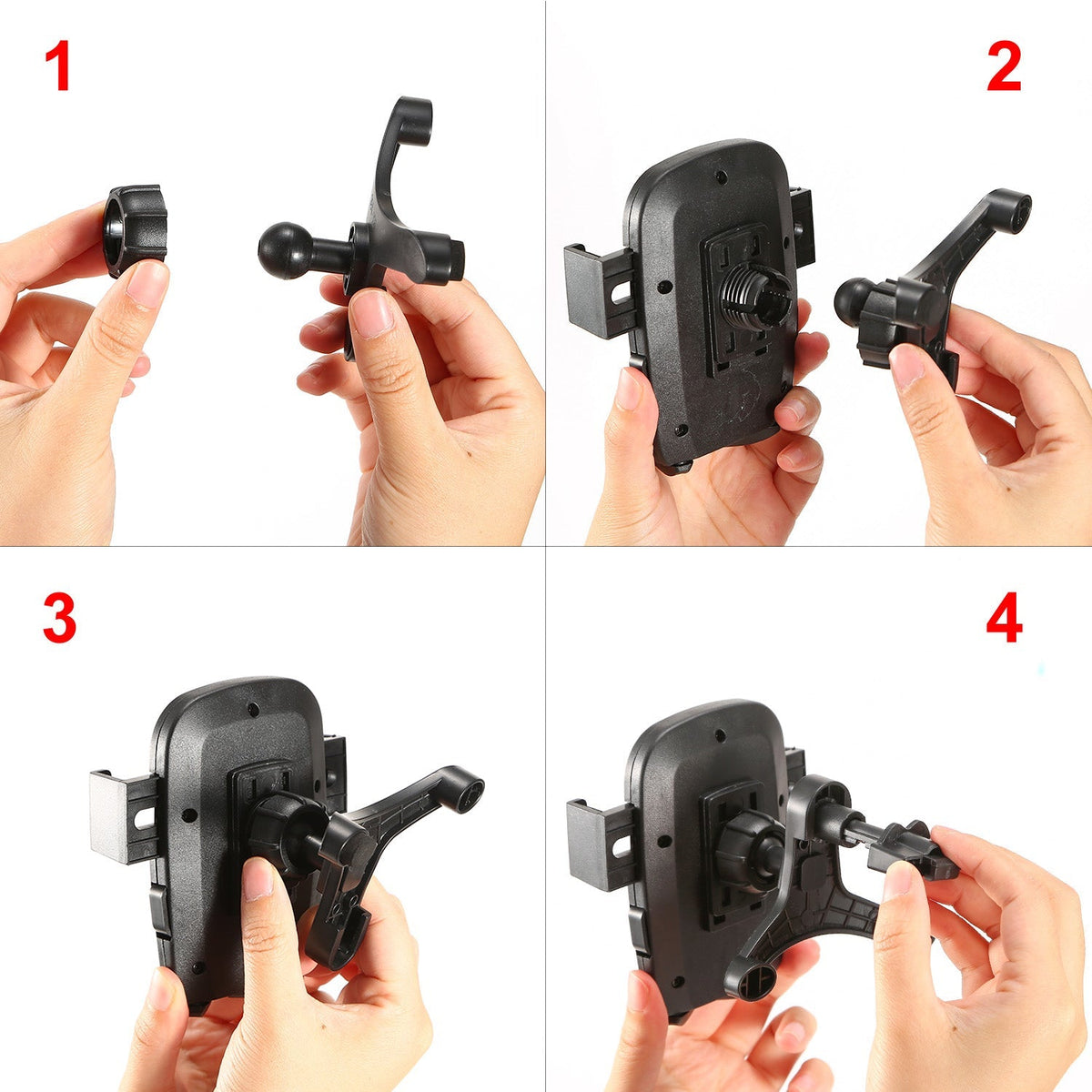 Car Phone Mount Universal 360¡ Rotation Phone Holder Air Vent Car Phone Mount Stand for iPhone XS/XS Max/XS/X Galaxy S10/S9+/S8 Google Huawei