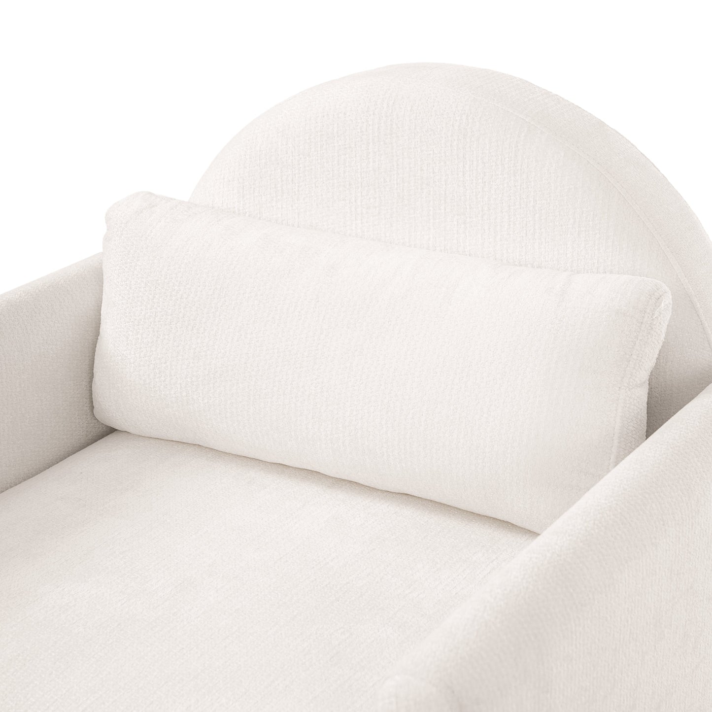 Beige Pet Friendly Accent Chair with Hidden Pet Nook