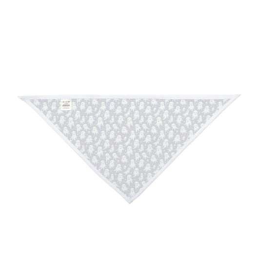 Midnight Mischief: A Thousand Friendly Ghosts Pattern - Pet Bandana Pet Zen