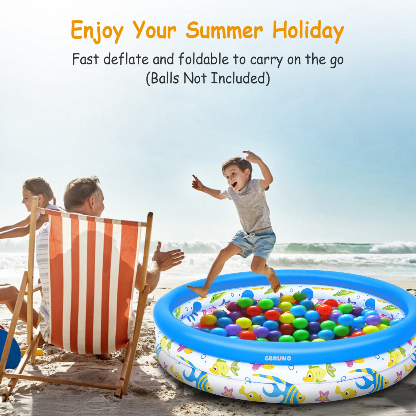 GBruno 48x10” Inflatable Swimming Pool