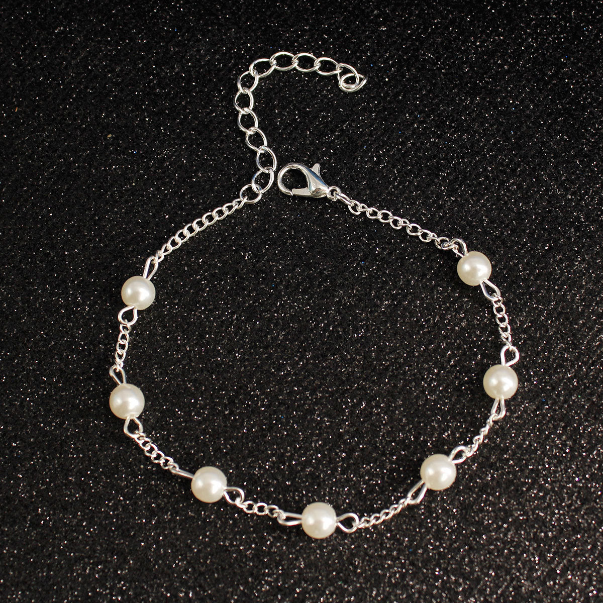 Pearl Beaded Chain Bracelet