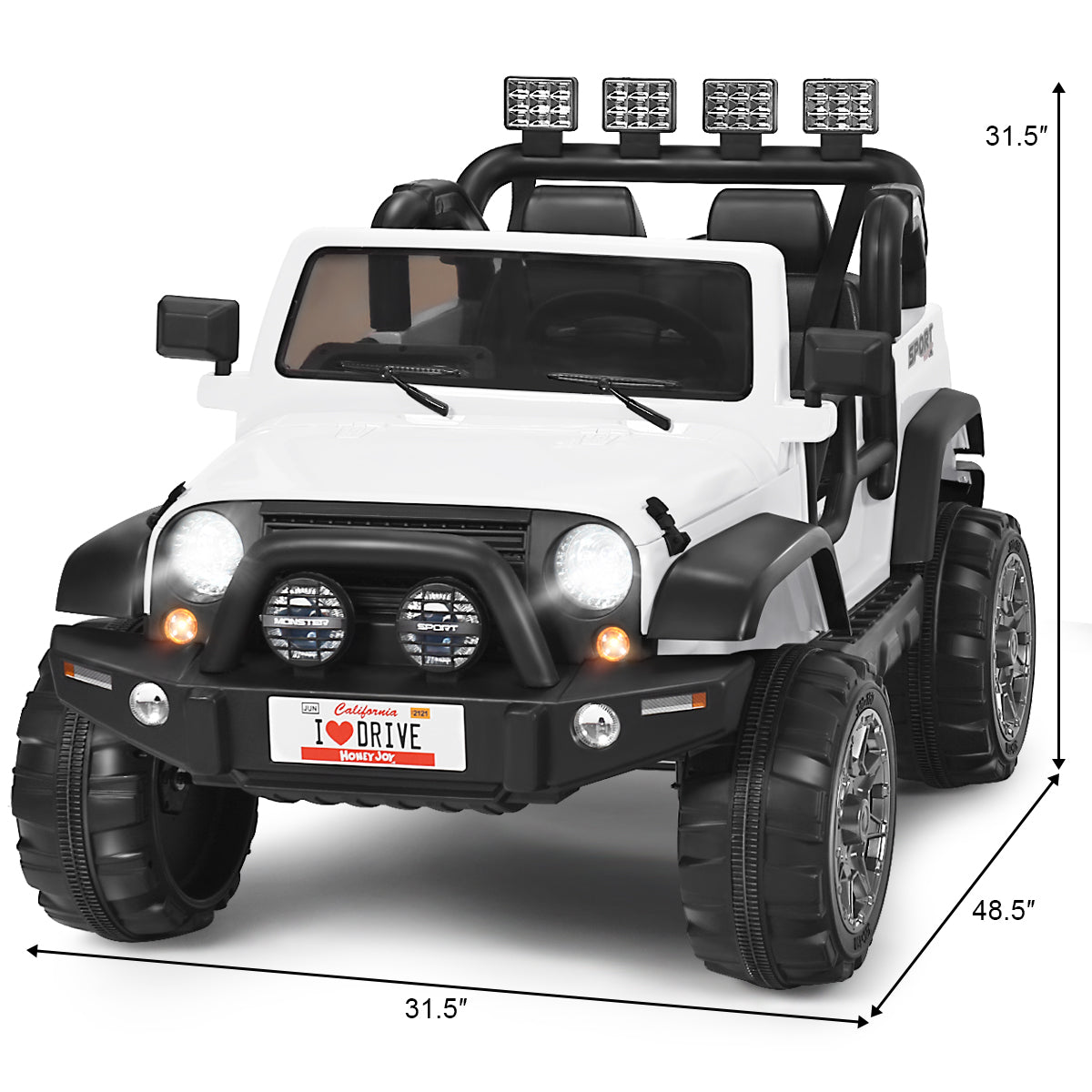 12V Electric Kids Ride On Jeep Car with Remote Control - Perfect for Little Adventurers!