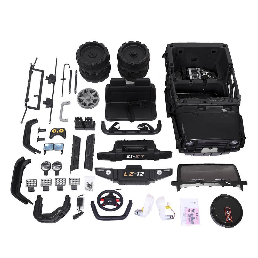 12V Kids Ride On Car with Music, Remote Control, and 3 Speed Options - Perfect Gift for Children