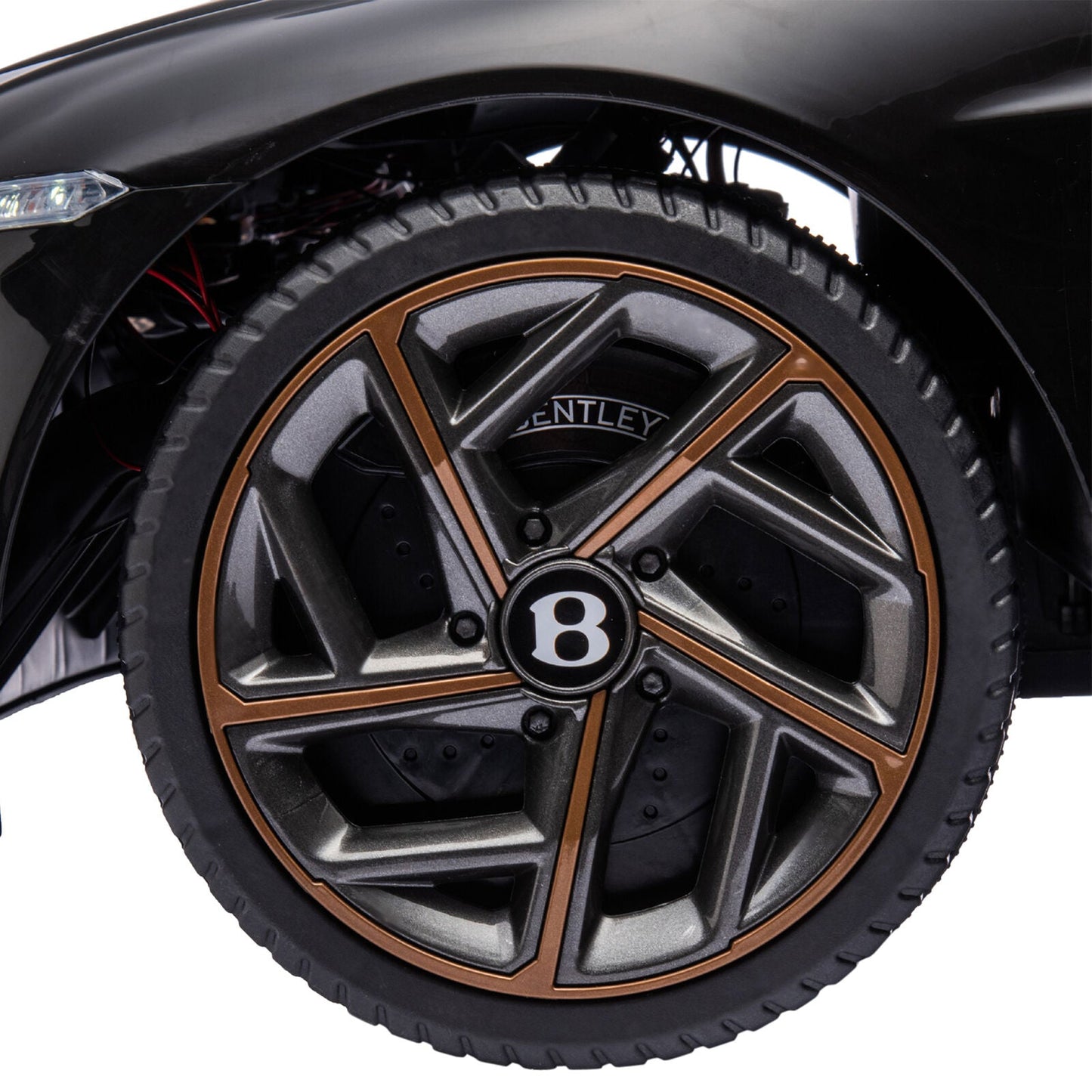 12V Licensed Bentley Bacalar Kids Ride on Car with Butterfly Doors in Black