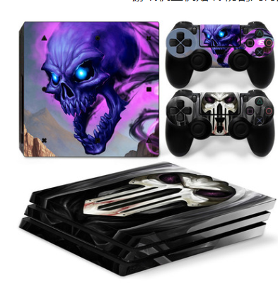 PS4 Pro Anti-Scrape Geometric Pattern Sticker | Durable Protection for Gaming Console