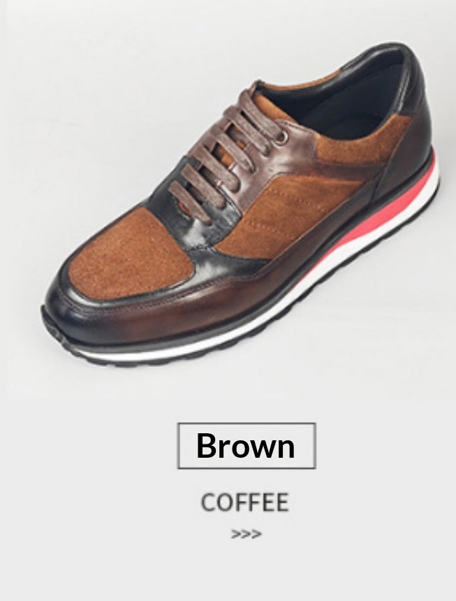 Retro-style British Casual Mens Leather Shoes