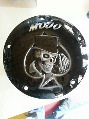 Harley Derby Cover Gentleman Skull Ace of Spades