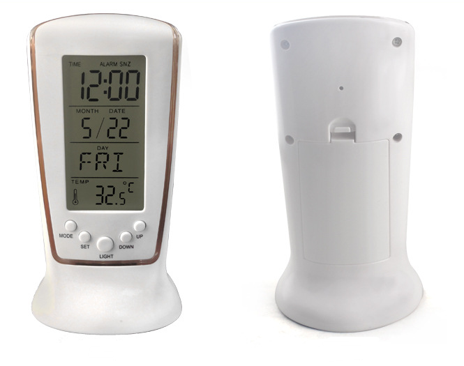 NOVA Multi-Function LED Digital Clock with Alarm, Temperature Display, and USB Charging Port