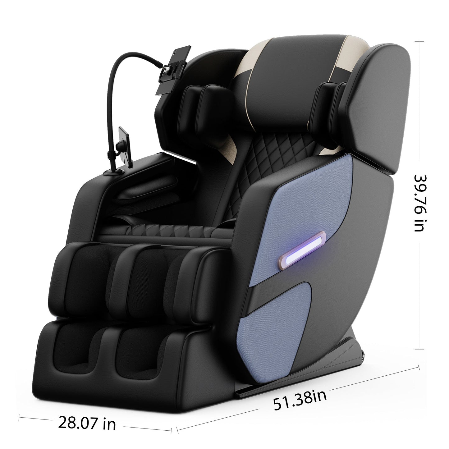 Massage Chair Recliner with Zero Gravity and Full Body Air Pressure