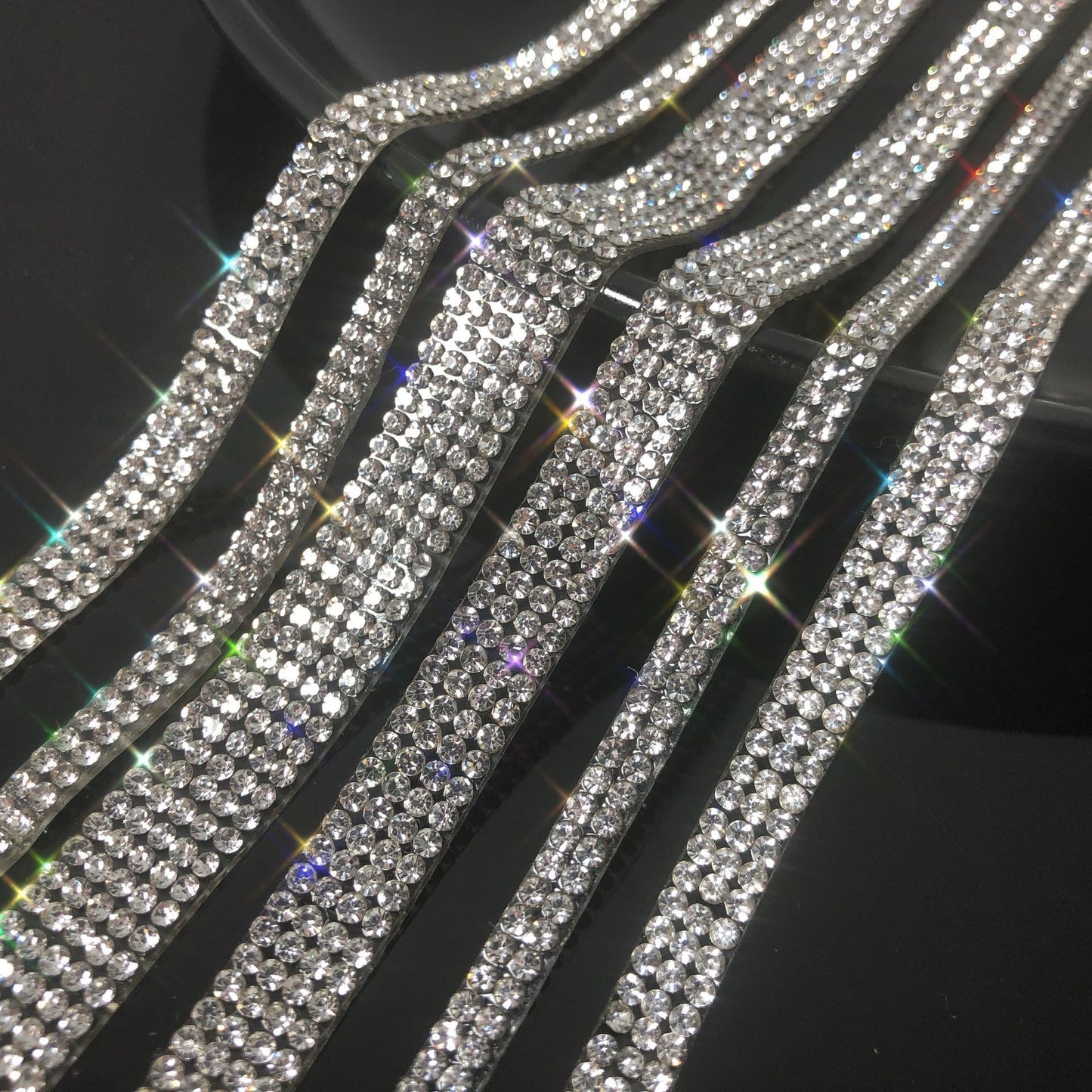 Rhinestone Belt And Waistband DIY Back Glue Hot Drilling