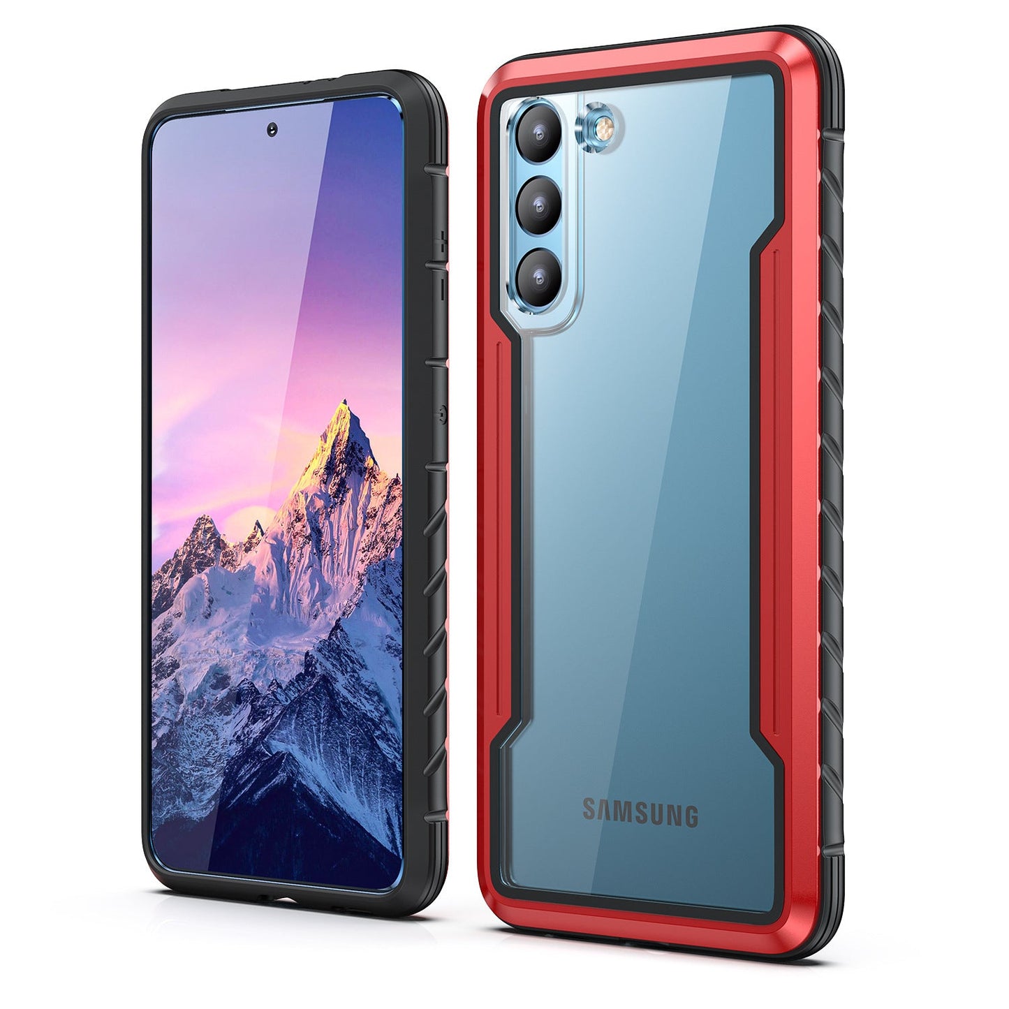 Luxury Aluminum TPU PC Full Cover For Samsung Galaxy