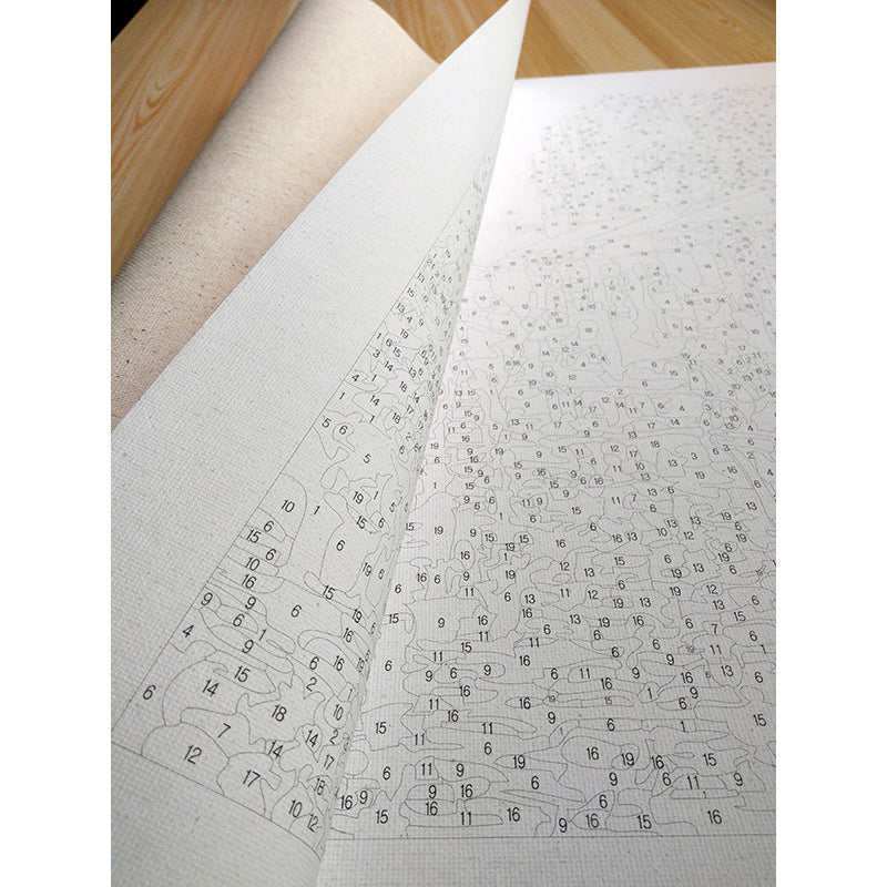 Christmas Greeting - DIY Painting By Numbers Kit