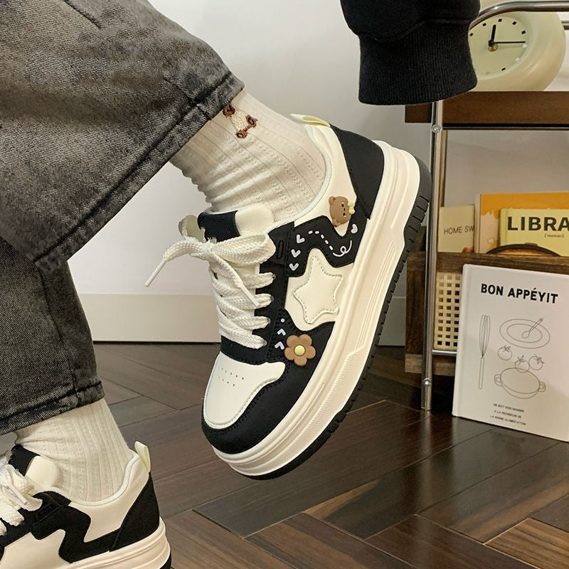 Cute Star-patterned Versatile Casual Sneakers For Women