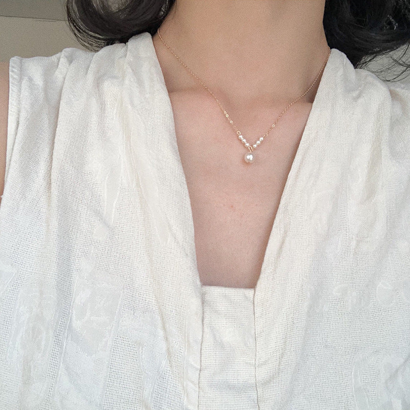 Pearl Tassel Necklace for Women