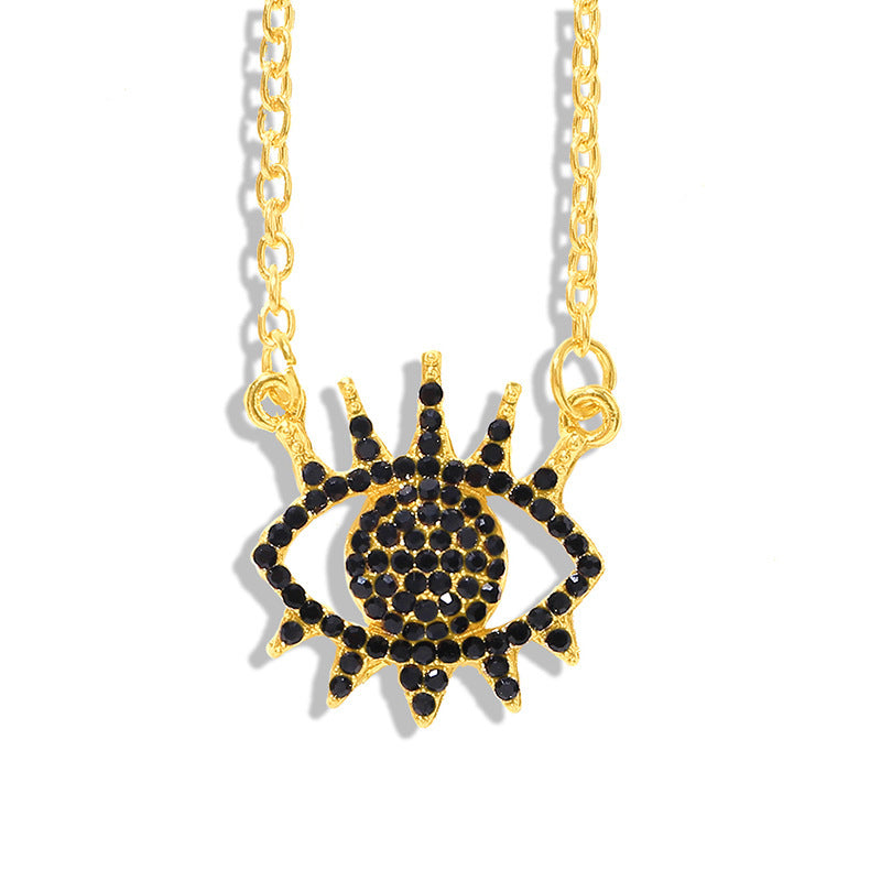 New Stylish charming Protection Jewelry | Mythical Eye Amulet with Pave Crystal Inlay For Women
