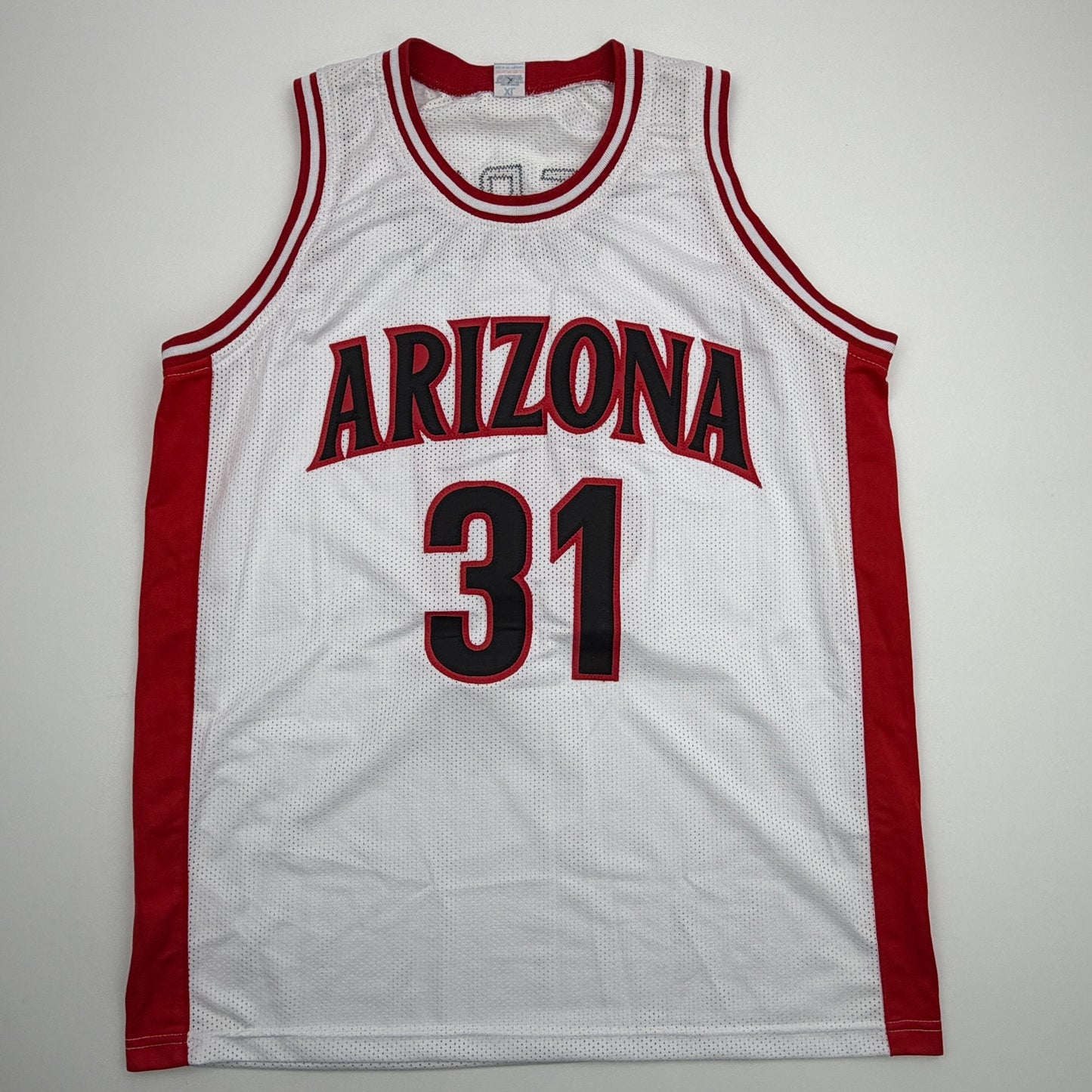 Autographed/Signed Jason Terry Arizona White College Basketball Jersey JSA COA