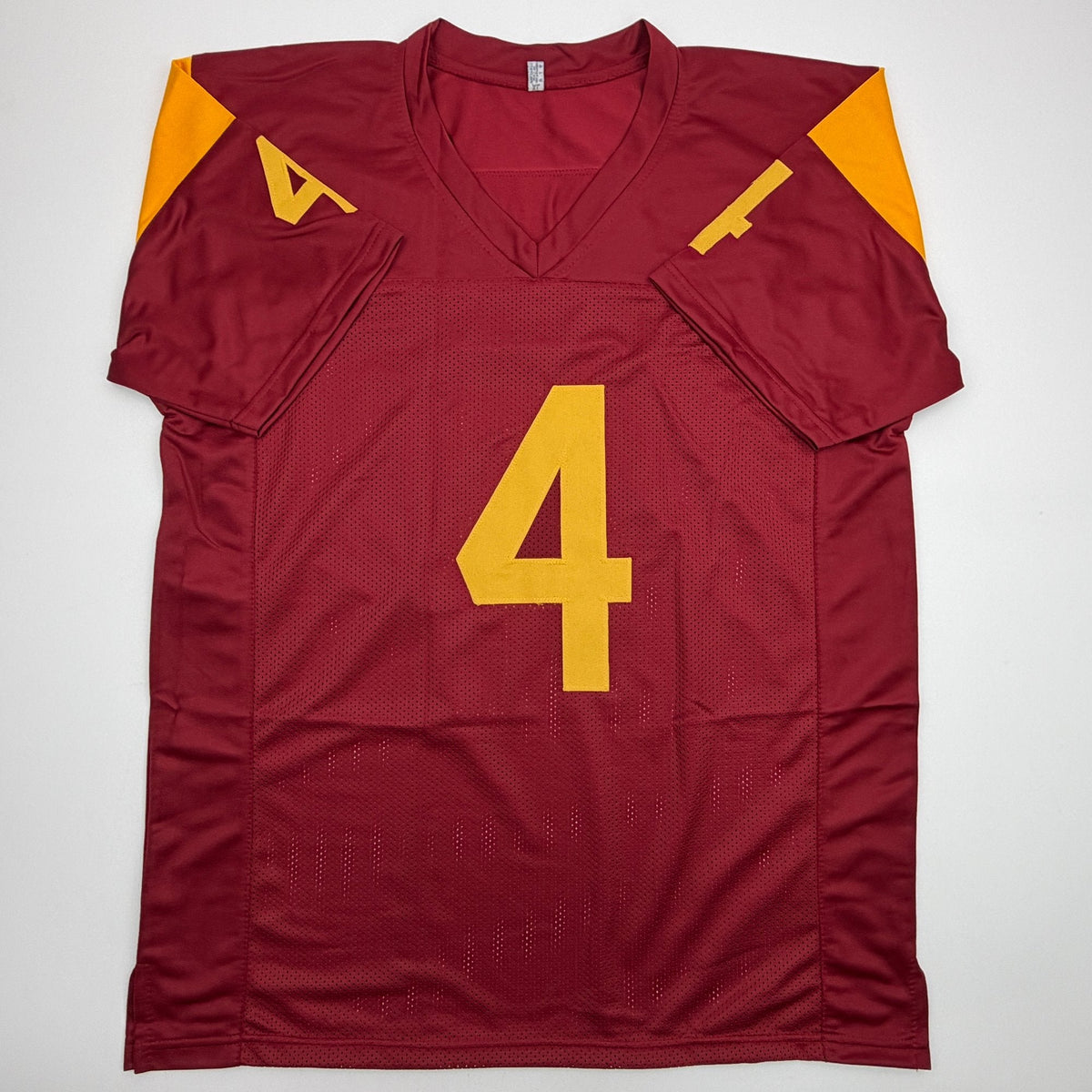 Autographed/Signed Jo'quavious Woody Marks USC Southern Cal Red College Football Jersey JSA COA