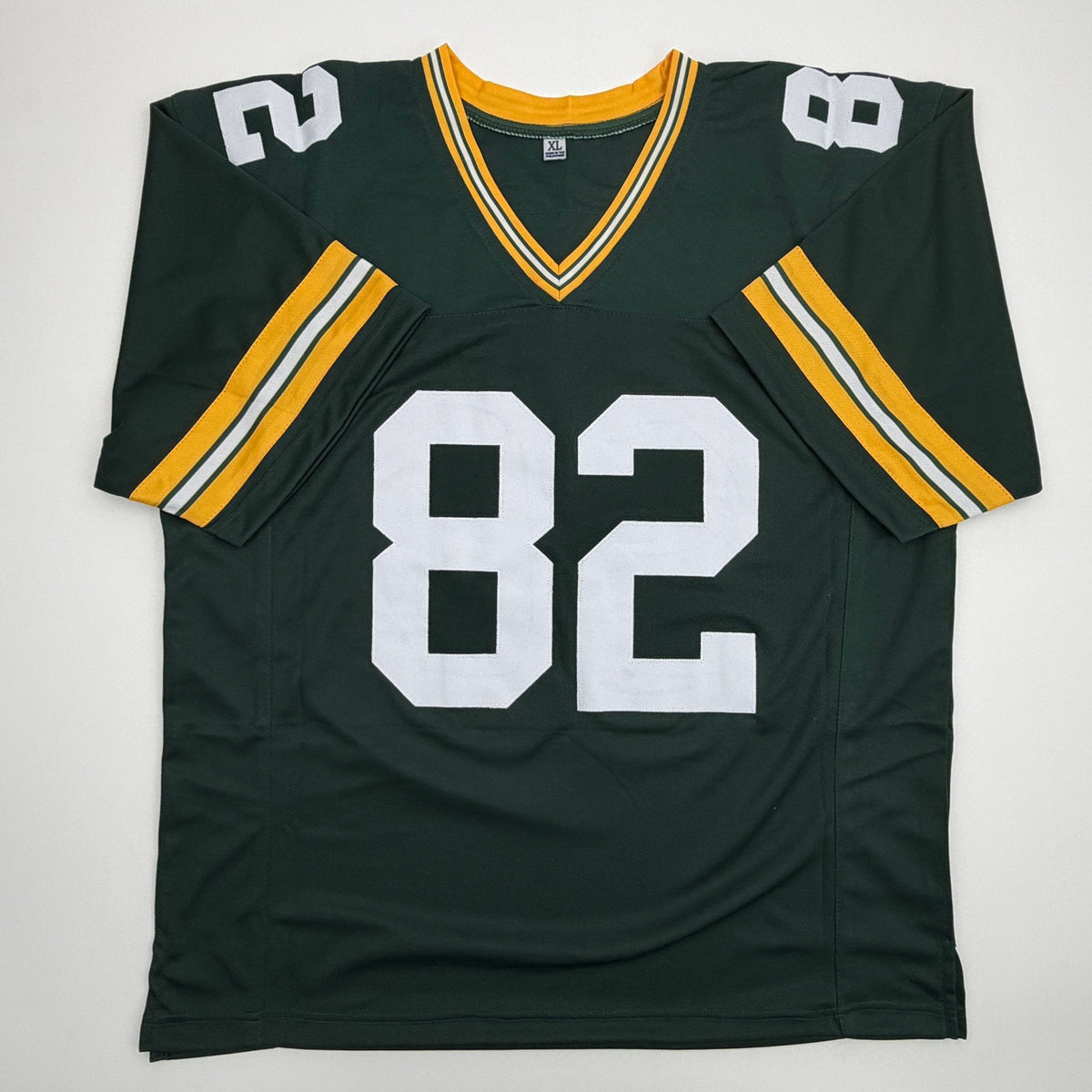 Autographed/Signed Don Beebe Green Bay Green Football Jersey JSA COA