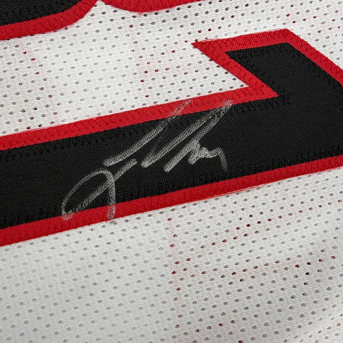 Framed Autographed/Signed Jason Terry 35x39 Arizona White College Basketball Jersey JSA COA