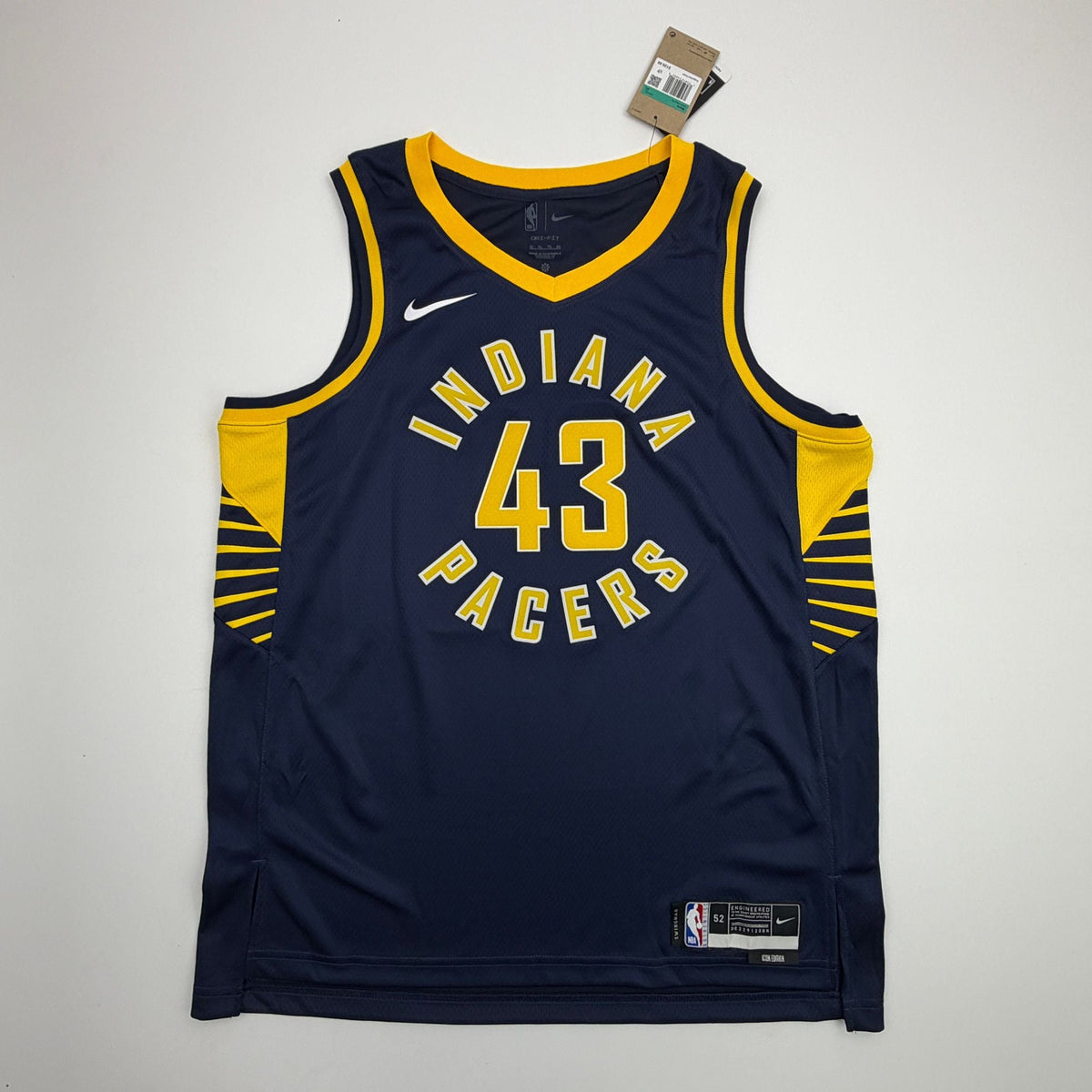 Autographed/Signed Pascal Siakam Indiana Pacers Blue Authentic Basketball Jersey Fanatics COA