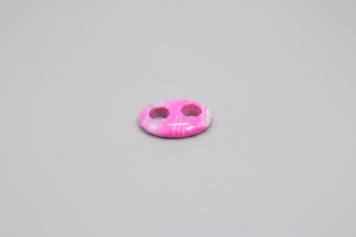 Pink Agate Bead Pendant