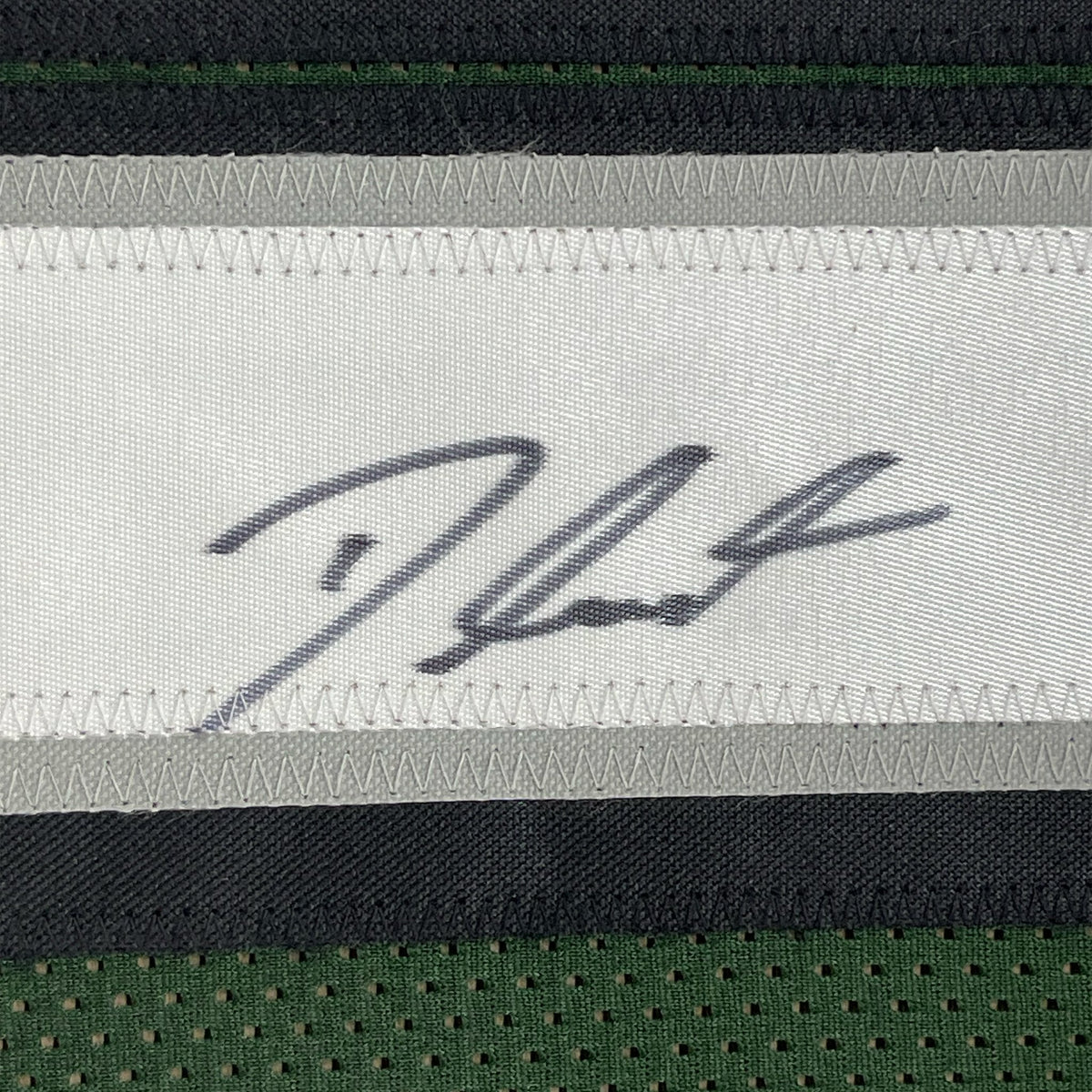 Framed Autographed/Signed D'Andre Swift 35x39 Philadelphia Green Football Jersey JSA COA