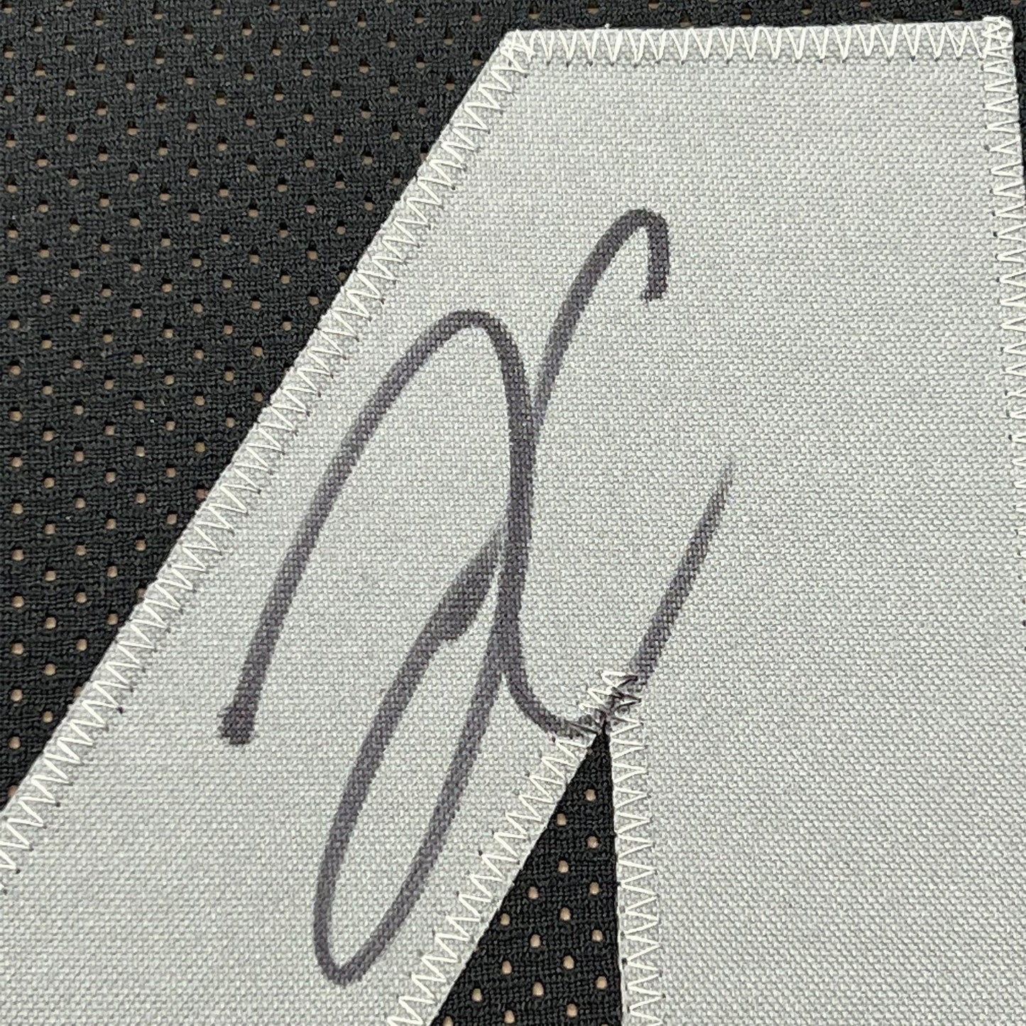 Framed Autographed/Signed Derek Carr 35x39 Las Vegas Oakland Black Football Jersey JSA COA