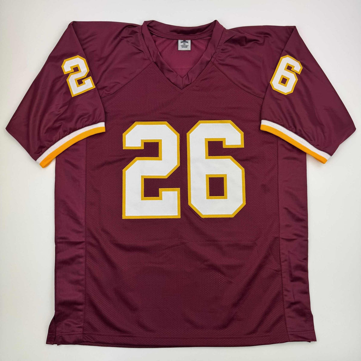 Autographed/Signed Clinton Portis Washington Burgundy Football Jersey Beckett BAS COA