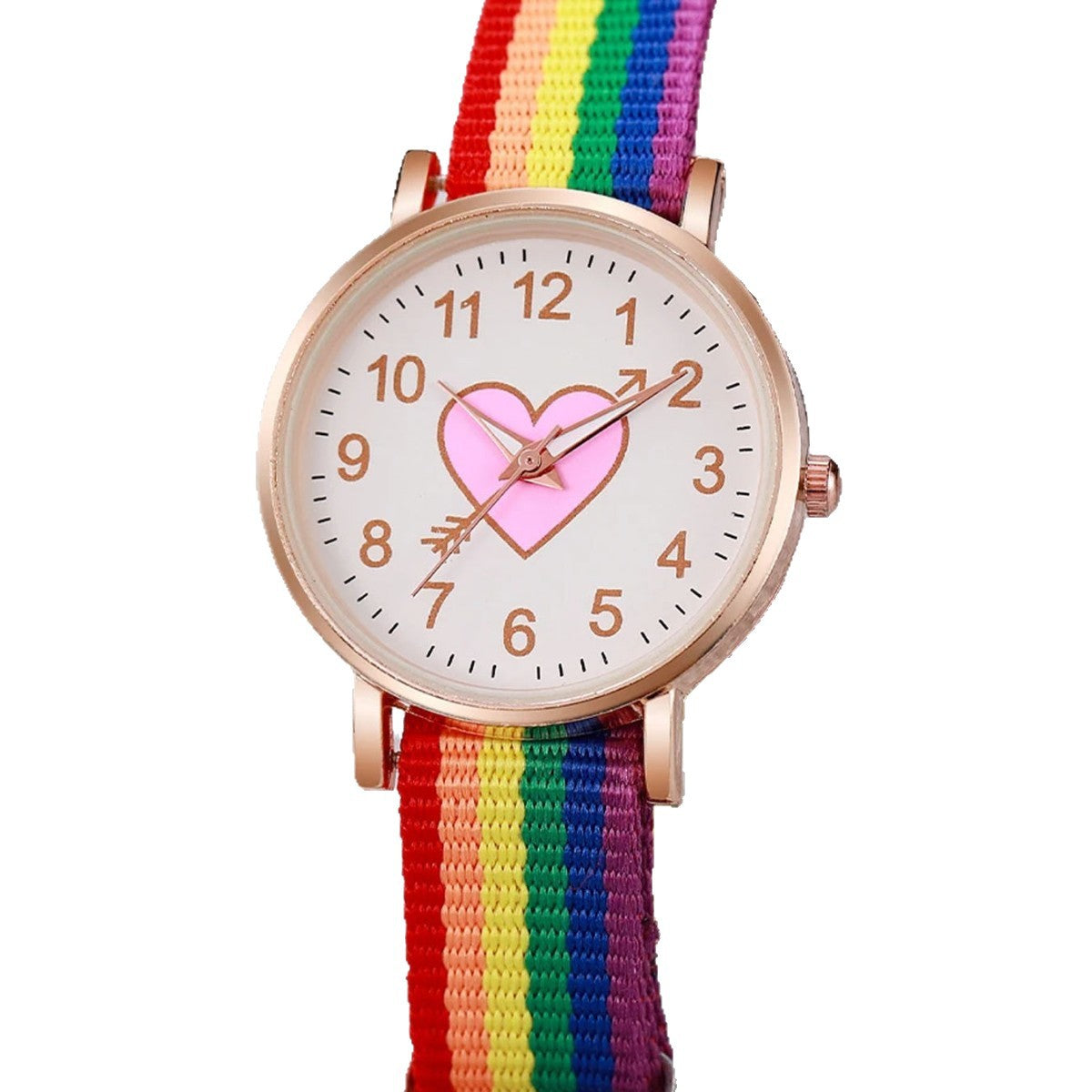 Rainbow Strap Luminous Watch For Women