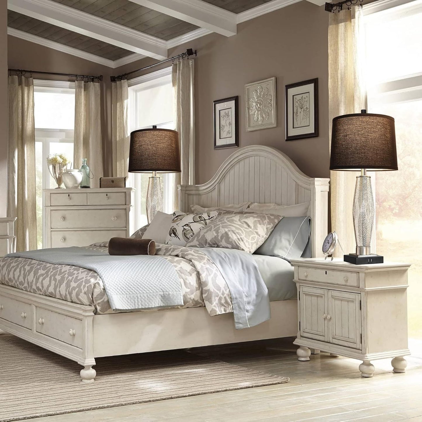 Table Lamps Set of 2 with USB Charging Ports