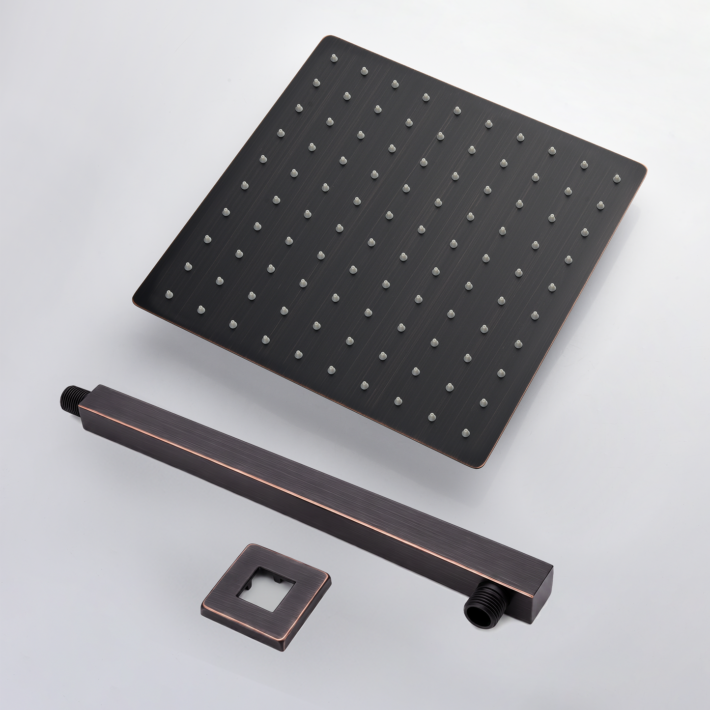 10 Inch Wall Mount Rainfall Square Shower Head, Oil Rubbed Bronze
