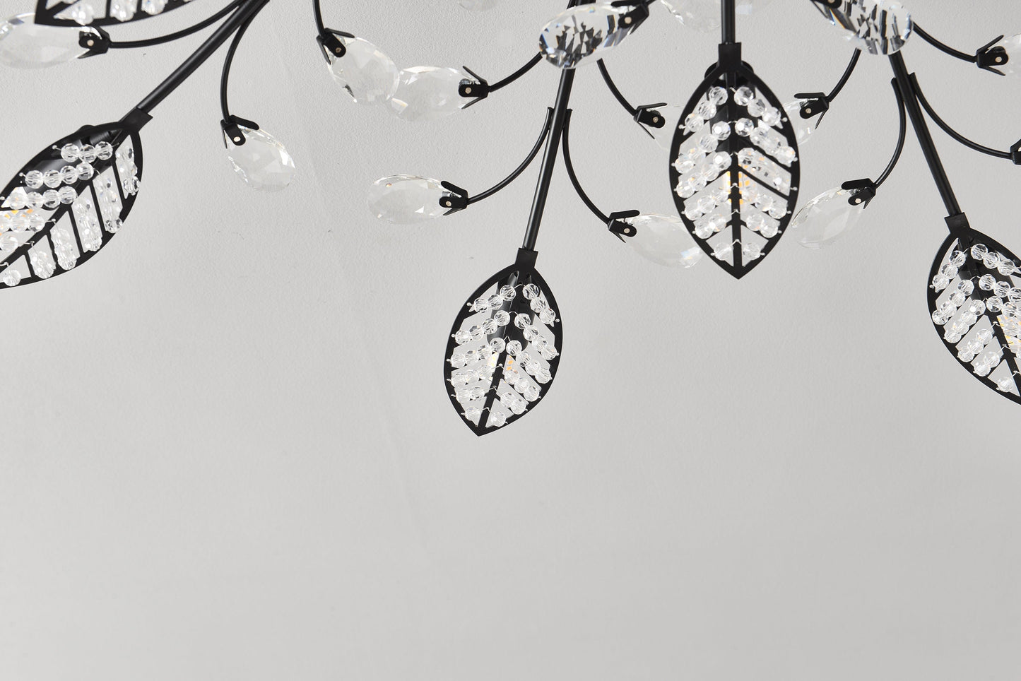 15-Light Chandelier Crystal Ceiling Lamp