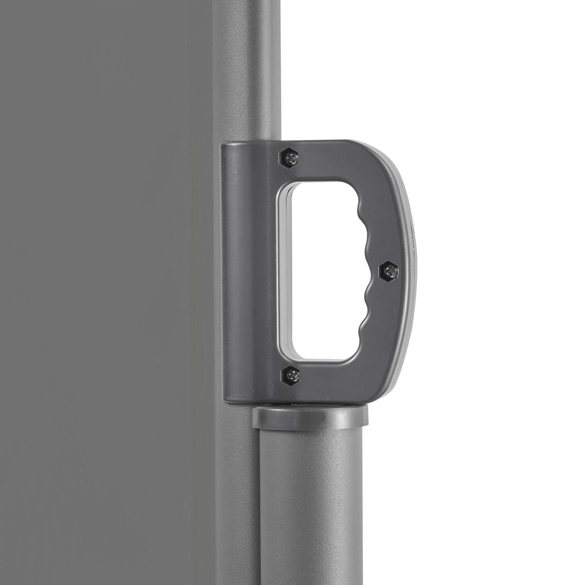 Retractable Side Awning, 71''-118'' Full Aluminum Rust-Proof Outdoor Privacy Screen