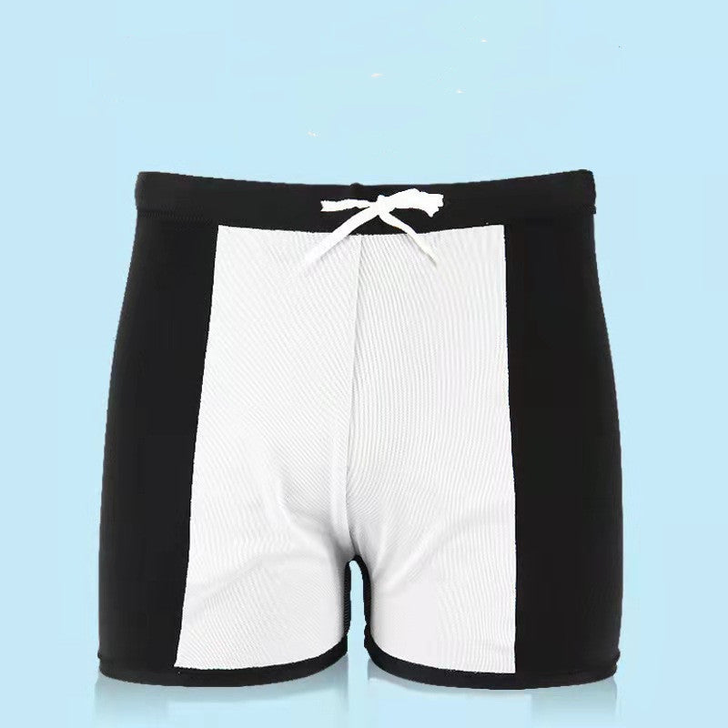 Men's Swimming Trunks Black Shark Plus Size