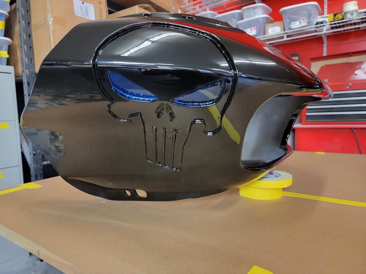 Harley davidson recessed Punisher fairing road glide