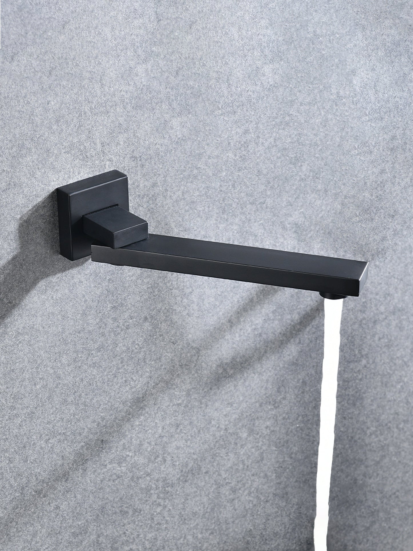 Matte Shower System with Tub Spout and 10 Inch Shower Head