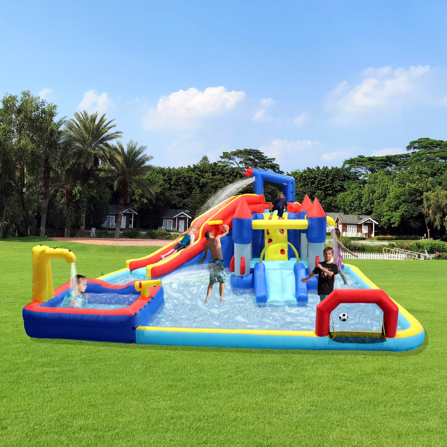 10 in1 Inflatable Slide Water Park and Bouncing House