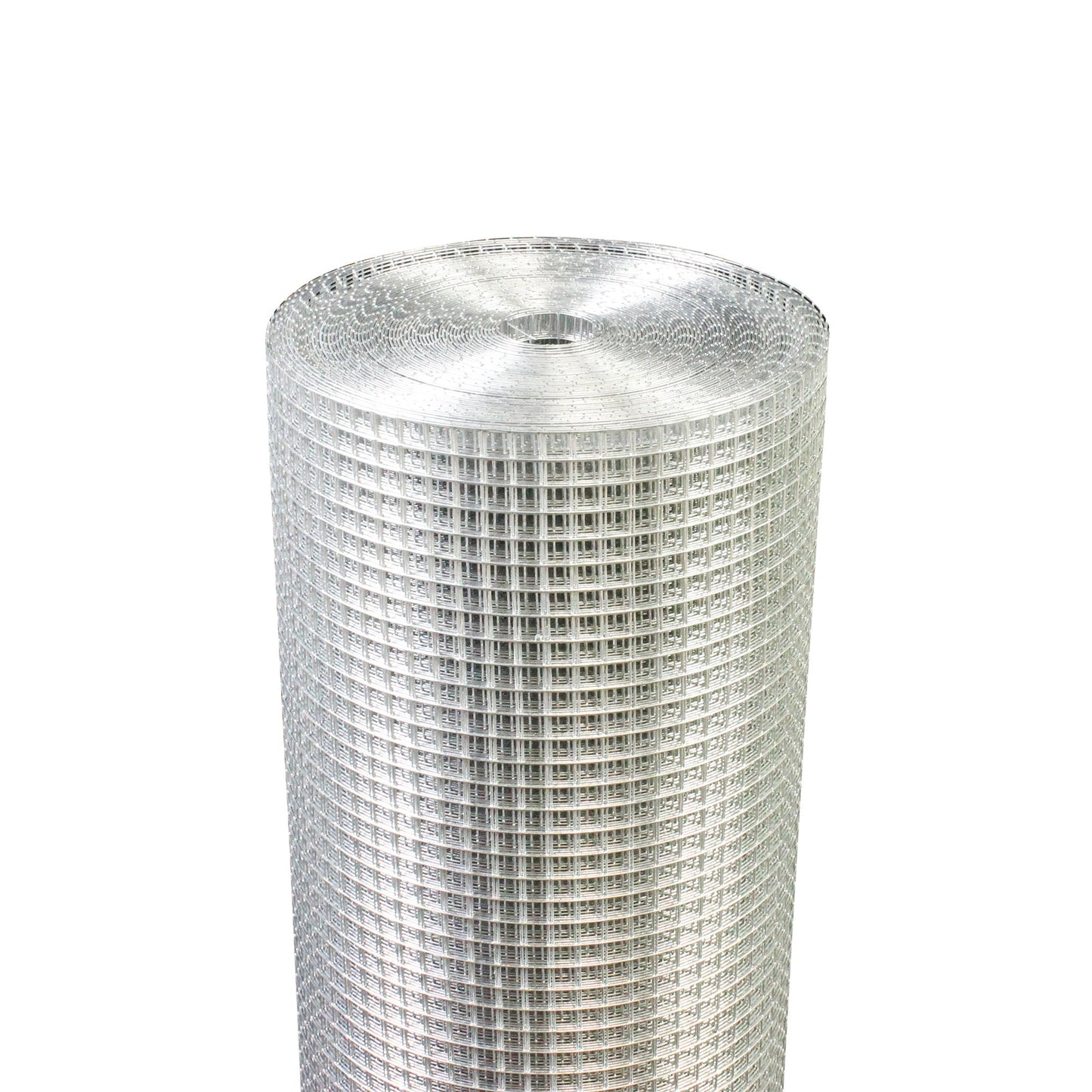 Wire Mesh Fence Roll 60in x 50ft, 1/2in x 1/2in 19GA Galvanized Steel Poultry Netting