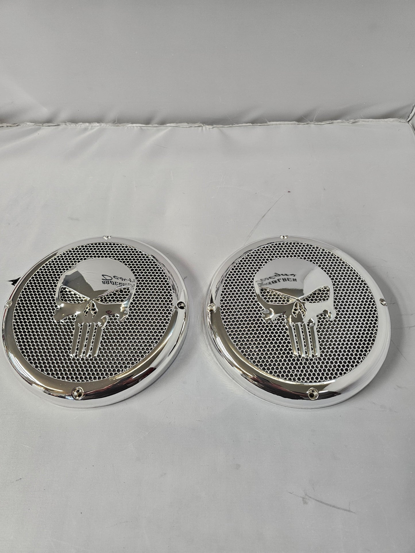 A set of bag or lower pods punisher speakers grill covers