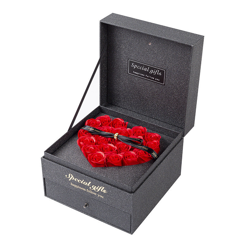 New Year gift box February 14 Valentine's Day lipstick gift box Music packaging box perfume packaging box gift box flower box