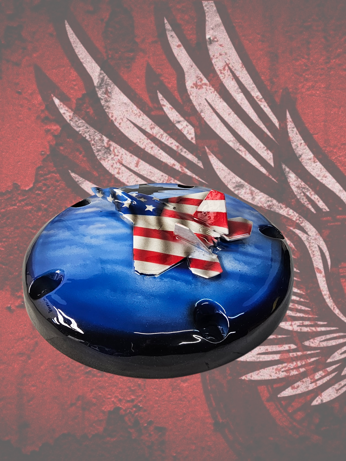 3D dog fight Air Force derby cover