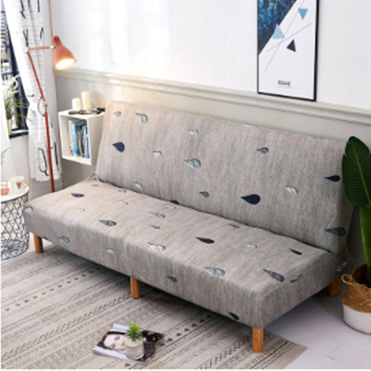 Elastic Armless Sofa Cover Folding Bedspread